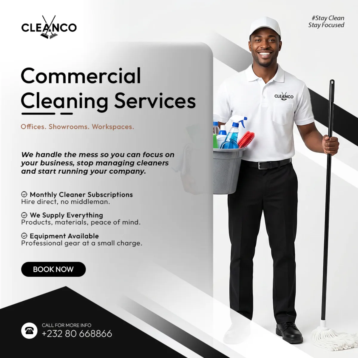 Commercial Cleaning Services Promo